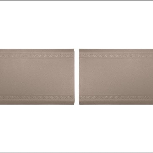 WeatherTech ComfortMat Connect End Mats 0.61m x 0.91m (Qty2); Bordered | Tan Kofferraumwanne sonnenschutz auto auto fußmatten