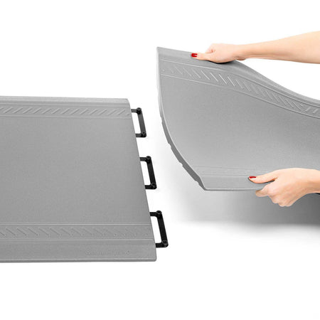 WeatherTech ComfortMat Connect Middle Mat 0.61m x 0.91m; Carbon Fiber Kofferraumwanne sonnenschutz auto auto fußmatten