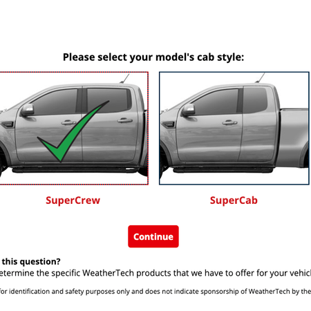 WeatherTech FloorLiners HP Ford Ranger SuperCrew (2019-2022) 2nd Row FloorLiner HP Kofferraumwanne sonnenschutz auto auto fußmatten