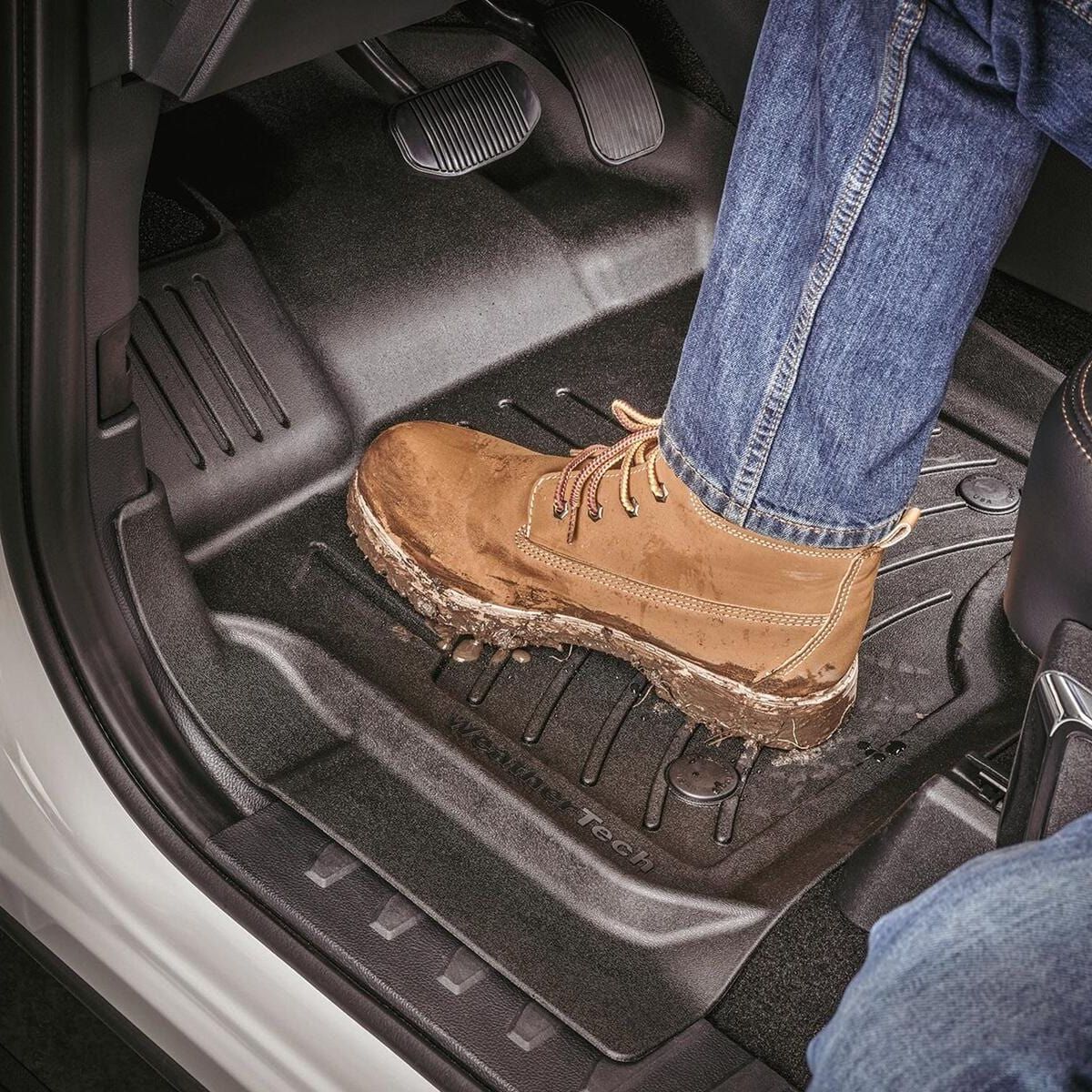 Floor Mats Fit For Hyundai Santa Cruz 2022-2024 All Weather Rubber Floor Mats Fit For Hyundai Santa Cruz 2022-2024 All Weather Rubber